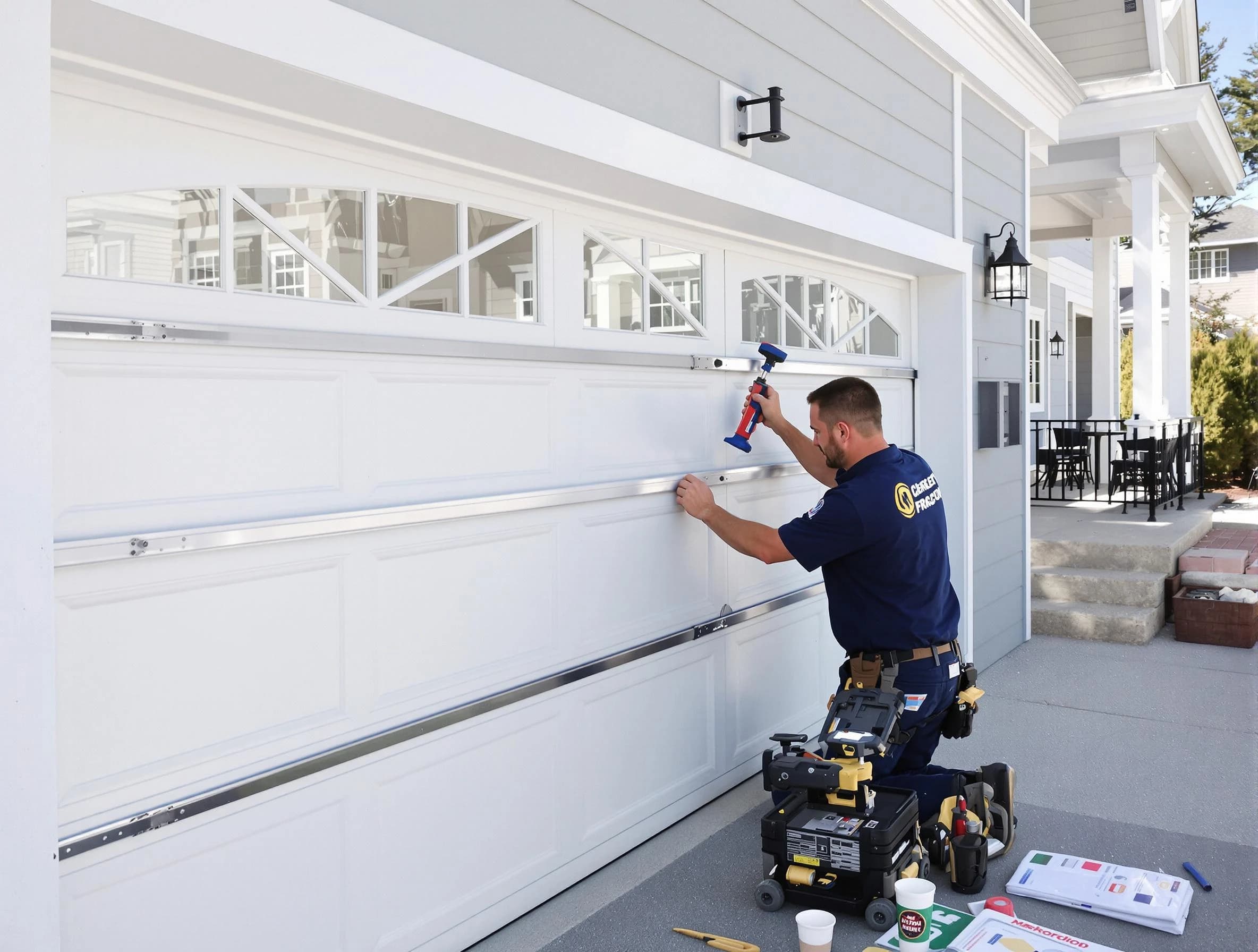 Professional garage door installation by Christiana Garage Door Repair in Christiana