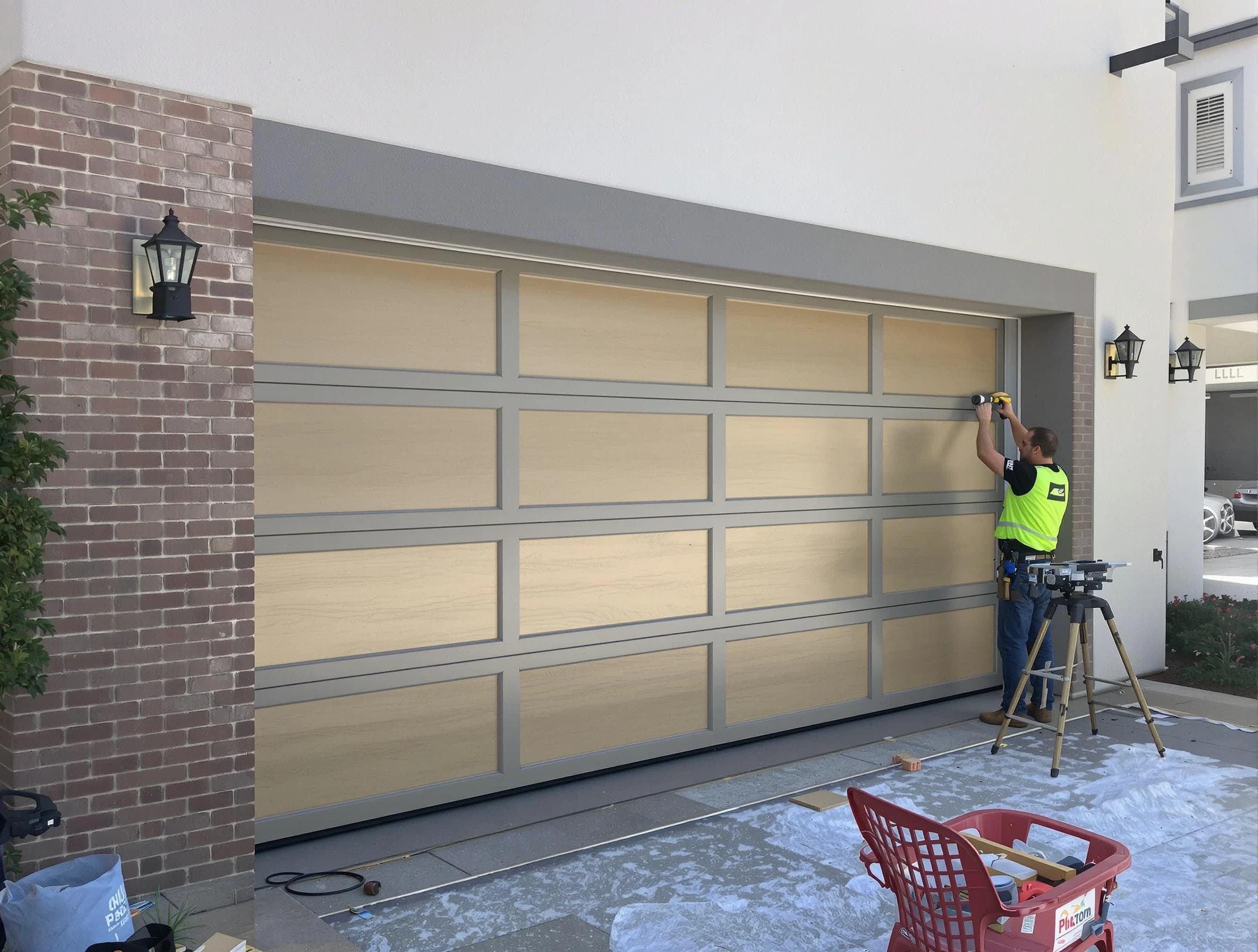 Garage door replacement service by Christiana Garage Door Repair in Christiana