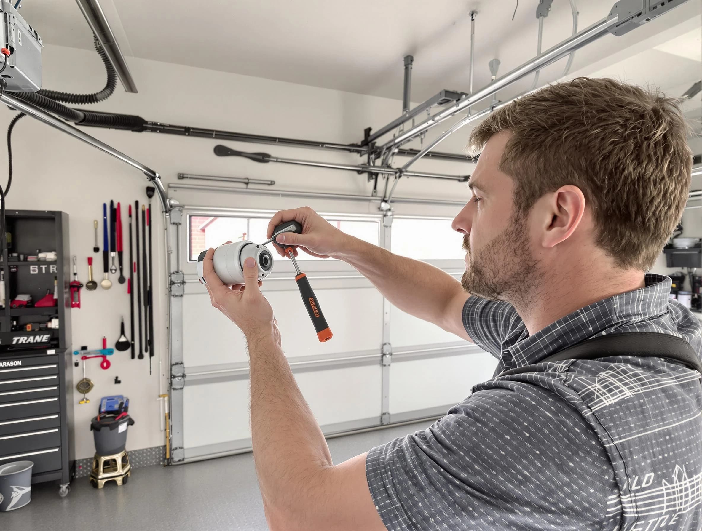 Garage door opener repair service by Christiana Garage Door Repair in Christiana