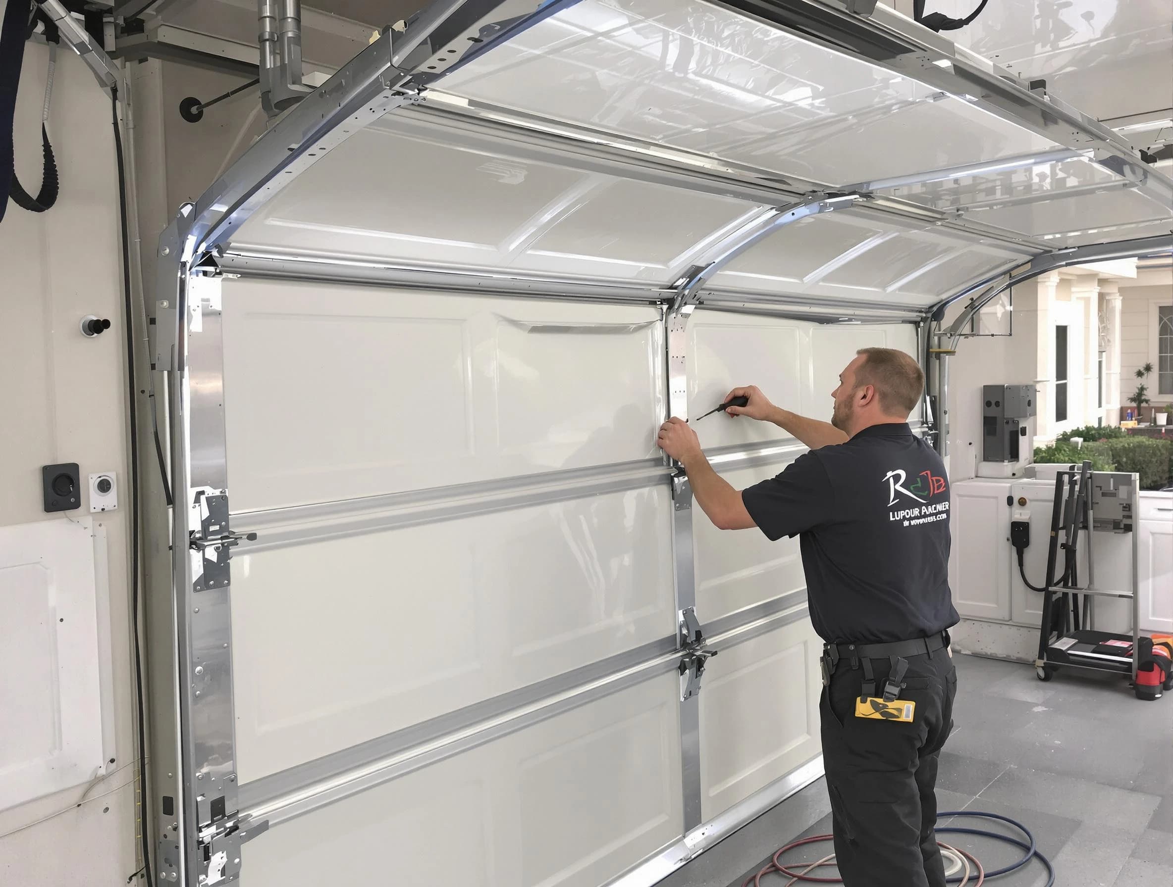 Christiana Garage Door Repair professional performing panel repair in Christiana