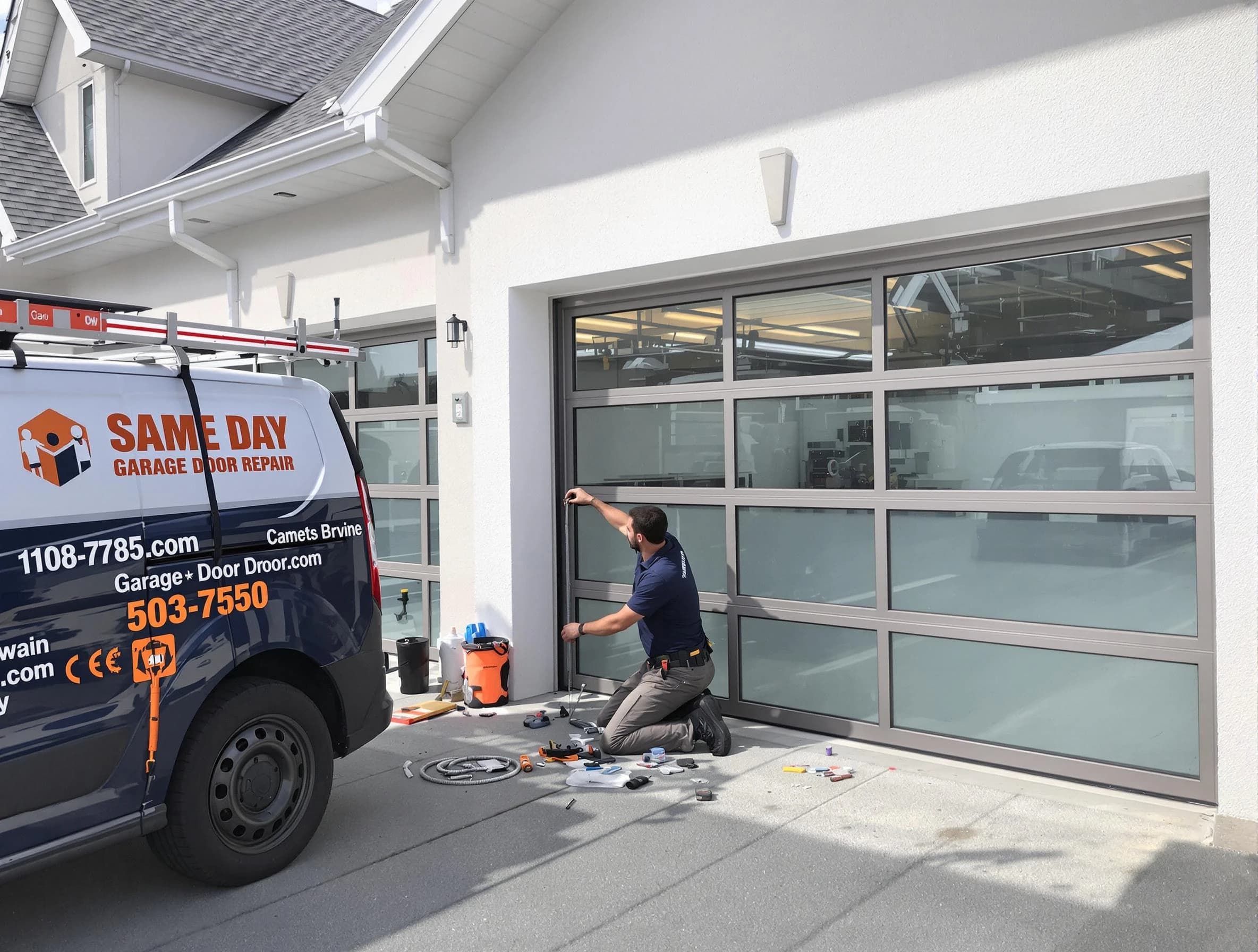 Same-day garage door repair service by Christiana Garage Door Repair in Christiana