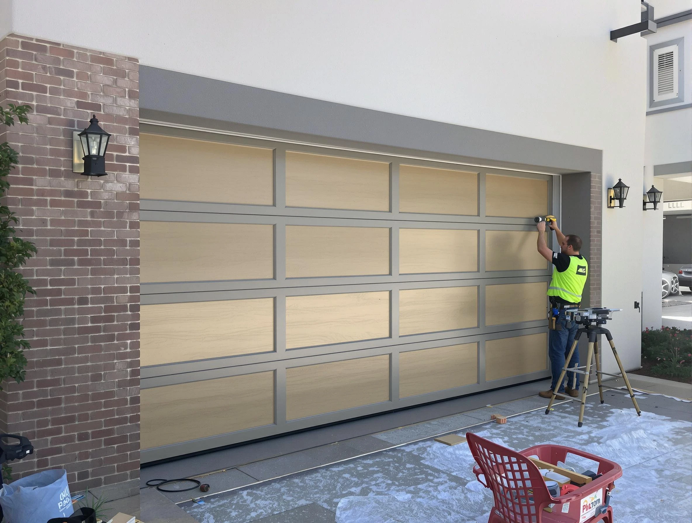 Garage door replacement service by Christiana Garage Door Repair in Christiana