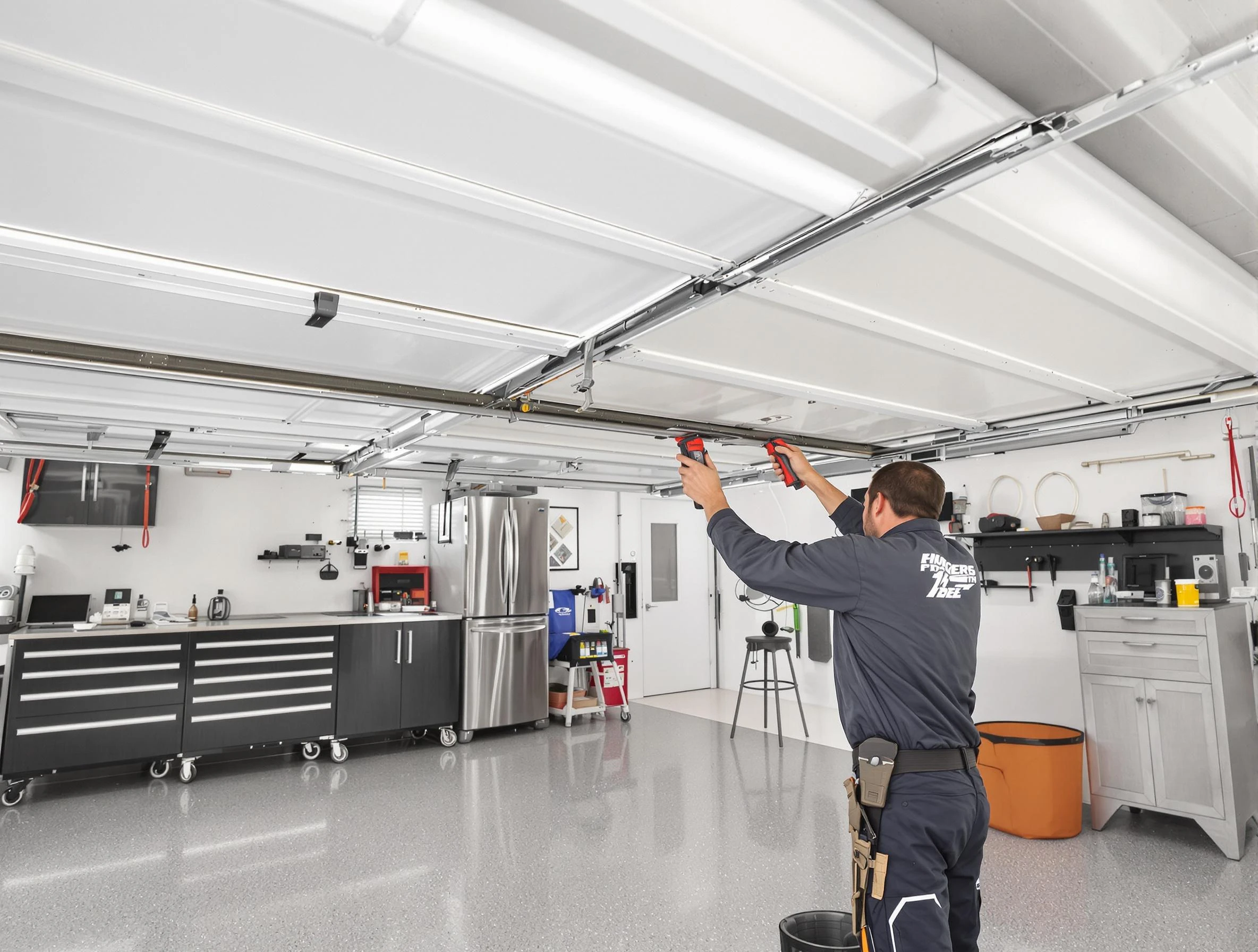 Overhead garage door repair service by Christiana Garage Door Repair in Christiana